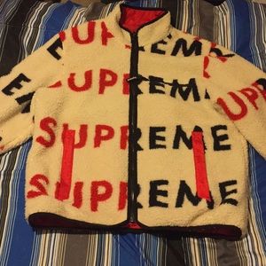 Supreme Reversible Logo Fleece
